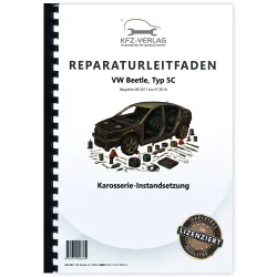 VW Beetle Typ 5C 2011-2016 Karosserie Unfall Instandsetzung Reparaturanleitung