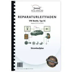 VW Beetle Typ 5C 2011-2016 Schaltplan Stromlaufplan Verkabelung Elektrik Pläne