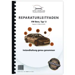 VW Bora Typ 1J 1998-2005 Instandhaltung Inspektion Wartung Reparaturanleitung