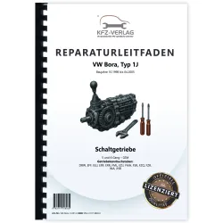 VW Bora 1J 1998-2005 5 und 6 Gang Schaltgetriebe 02M Kupplung Reparaturanleitung