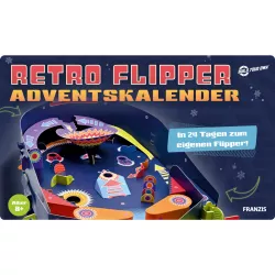 Retro Flipper Automat Pinball Machine Adventskalender Calendar Franzis Verlag