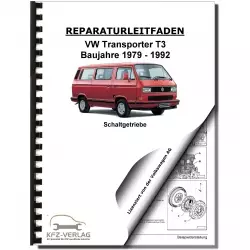 VW Transporter Bus T3 (79-92) 4 Gang Schaltgetriebe 091/I Reparaturanleitung