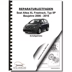 SEAT Altea 5P5 2006-2015 6 Gang Schaltgetriebe 0AJ Kupplung Reparaturanleitung