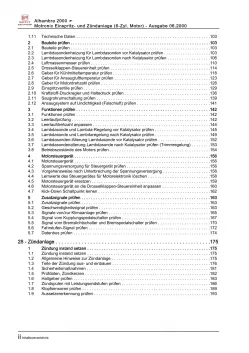 Seat Alhambra 7V (95-10) Benzin Einspritz- Zündanlage 204 PS Reparaturanleitung