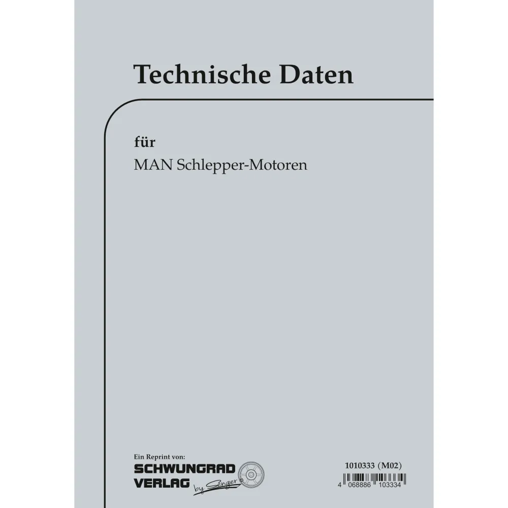 MAN Schlepper-Technik September 1958 Technische Daten Traktor Schlepper Handbuch