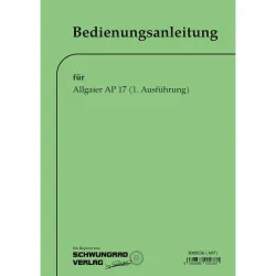 Allgaier Schlepper AP17 Betriebsanleitung Bedienungsanleitung (Juni 1951)