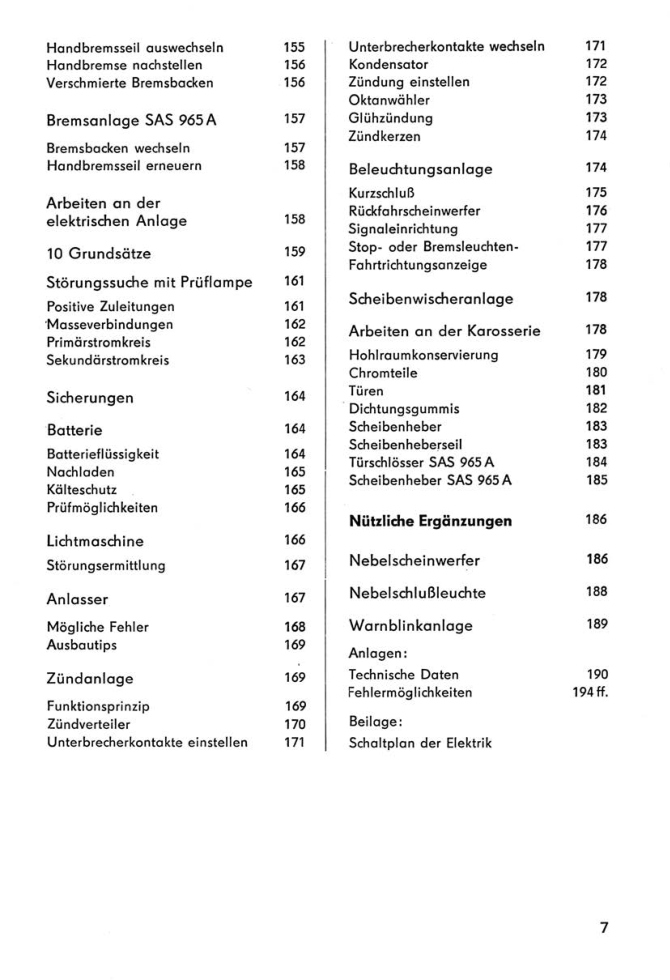 Ich fahre einen Saporoshez 965A/966/968/968A Kontroll-/Reparaturtipps Transpress