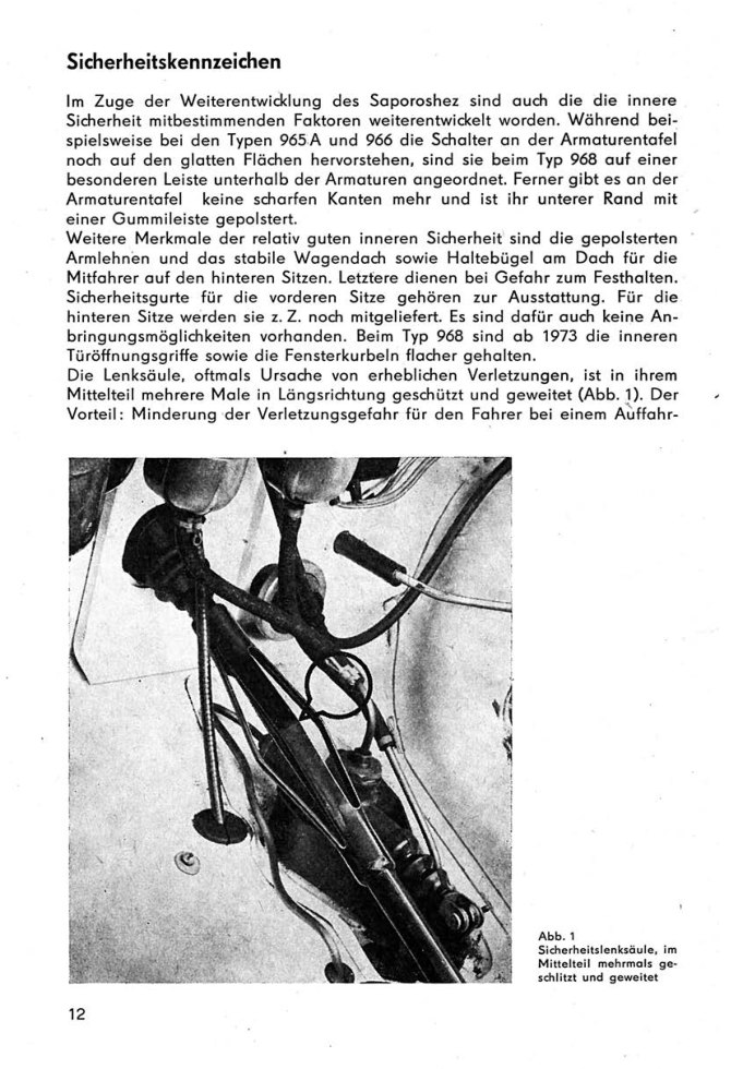 Ich fahre einen Saporoshez 965A/966/968/968A Kontroll-/Reparaturtipps Transpress