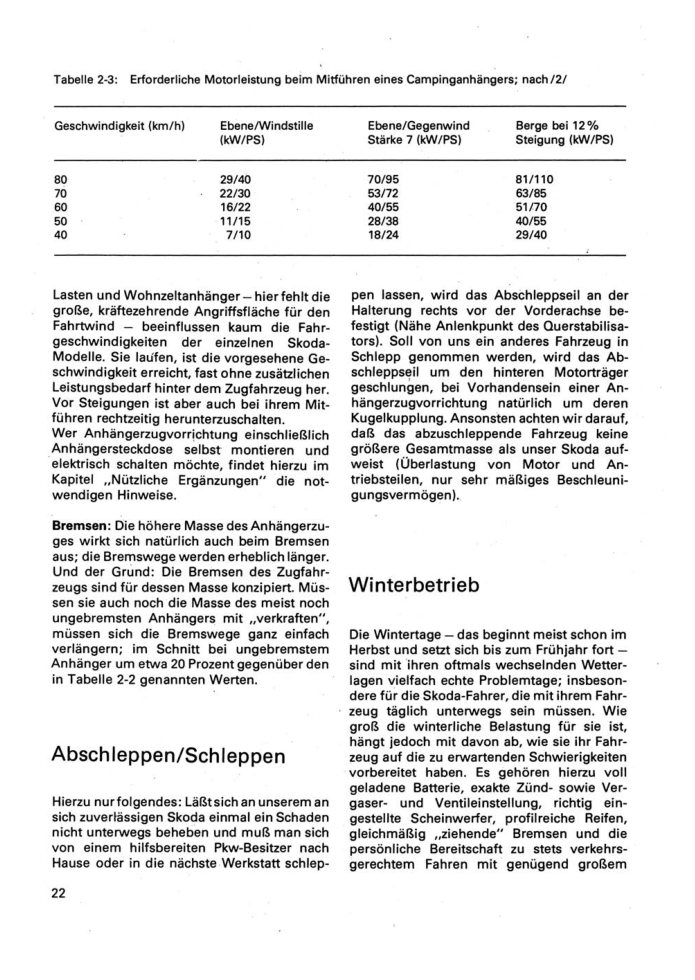 Ich fahre einen Skoda S100/105/110/120 S/L/R/LS/GLS Reparaturtipps Transpress
