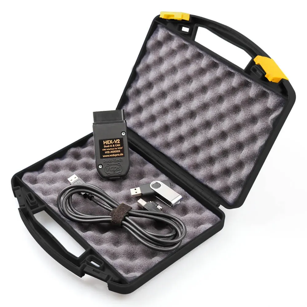 VCDS® HEX-V2® Basiskit Enthusiast 3 VIN (USB) Diagnosegerät für VW, Audi, Seat, Skoda, Cupra