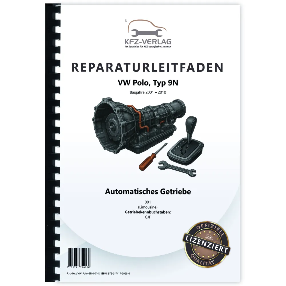 VW Polo 4 Limousine 9N (01-10) 4 Gang Automatikgetriebe 001 Reparaturanleitung