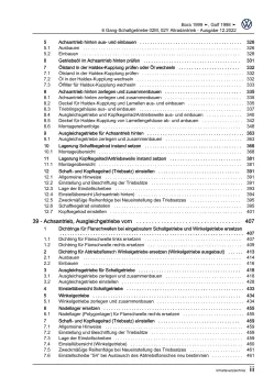 VW Bora 1J 1998-2005 6 Gang Schaltgetriebe 02M 02Y Kupplung Reparaturanleitung