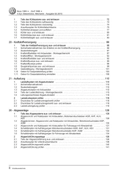 VW Bora Typ 1J 1998-2005 Dieselmotor Mechanik 1,9l 68-110 PS Reparaturanleitung