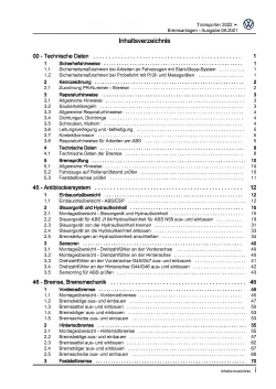 Inhaltsverzeichnis Seite 1