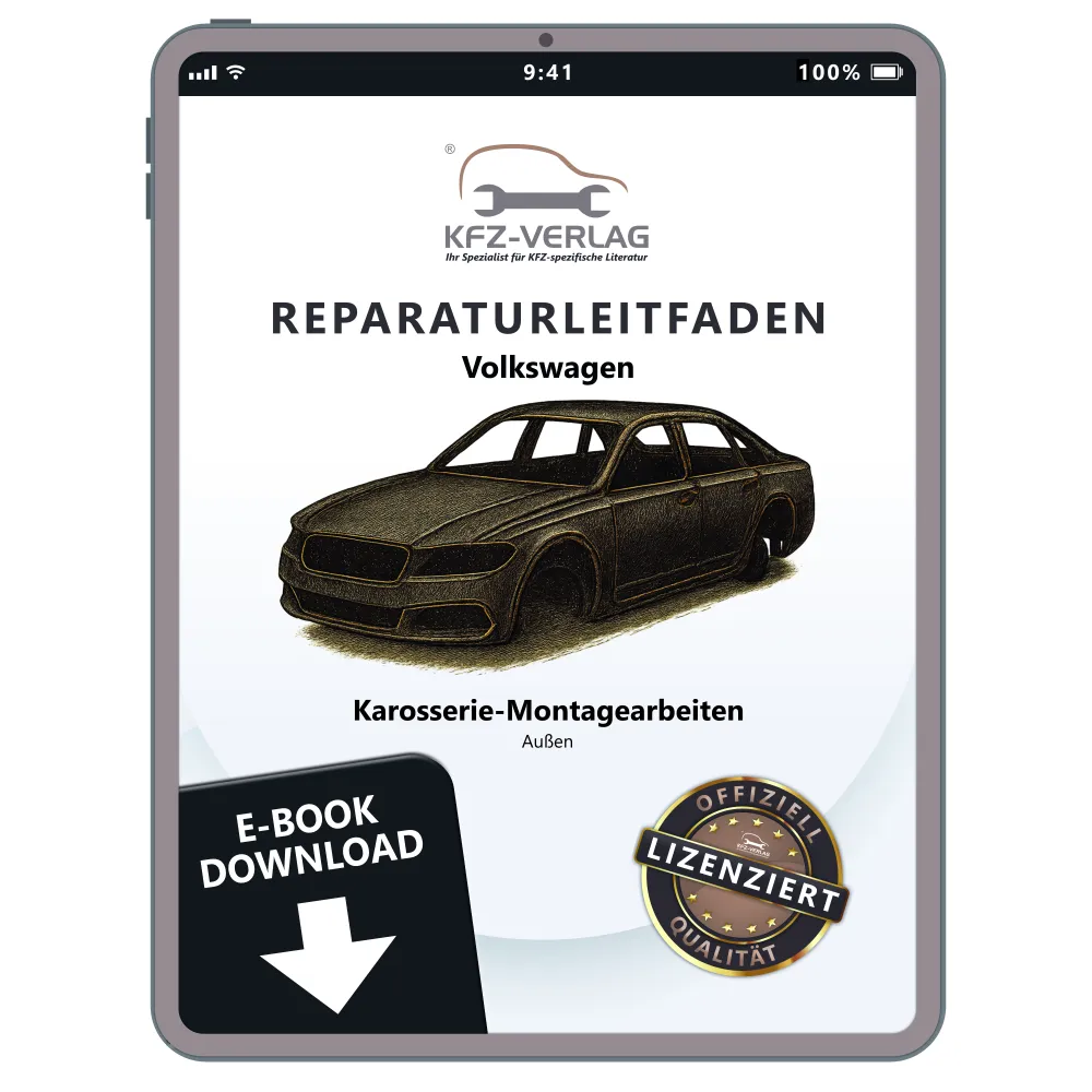 VW Caddy 9K 1995-2003 Karosserie Montagearbeiten Außen Reparaturanleitung eBook
