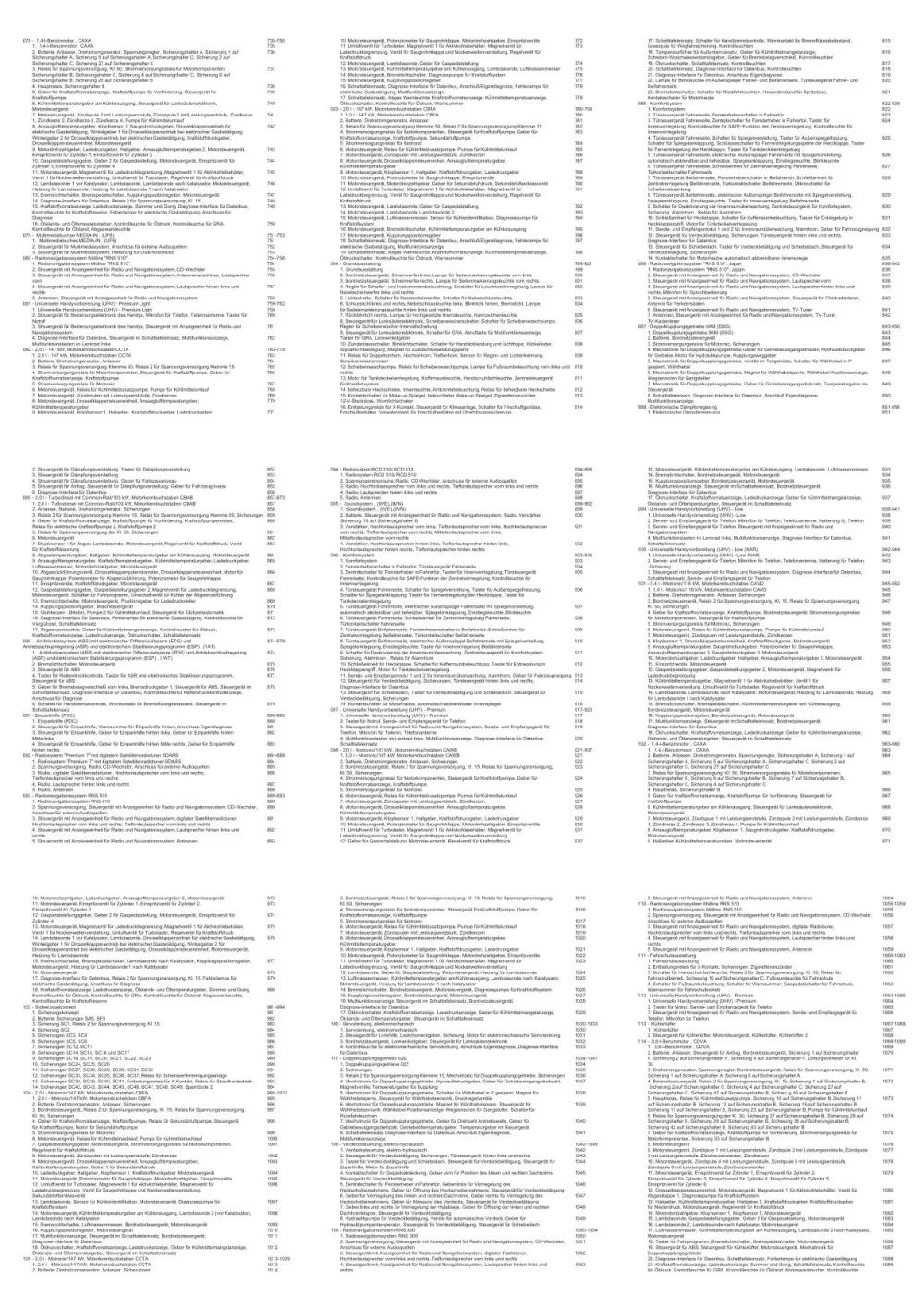VW EOS Typ 1F 2006-2015 Schaltplan Stromlaufplan Verkabelung Elektrik Pläne