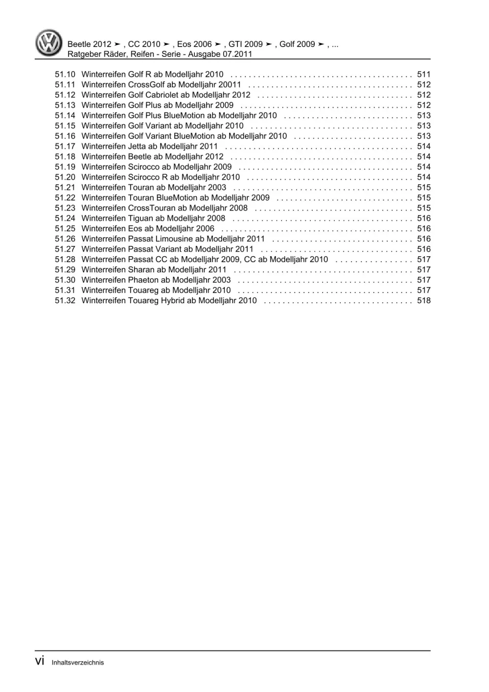 VW Fox Typ 5Z 2005-2011 Ratgeber Räder Reifen Serie Reparaturanleitung