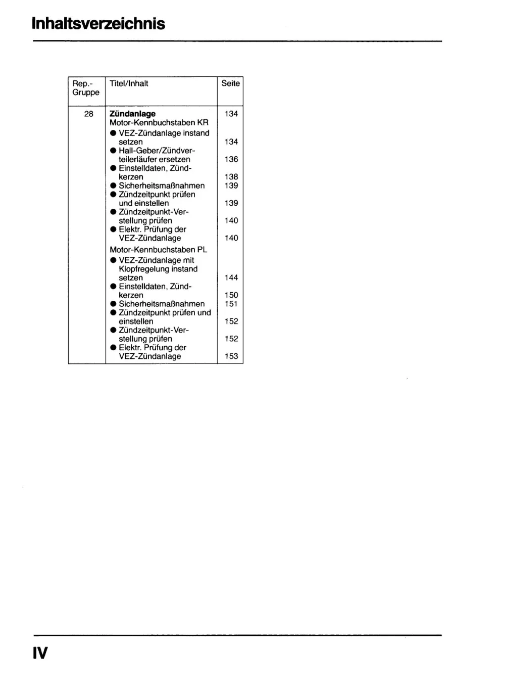 VW Golf 2 Typ 19 1983-1992 4-Zyl. Benzinmotor 1,8l 129-136 PS Reparaturanleitung