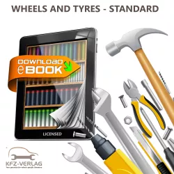 VW EOS type 1F 2006-2015 wheels and tyres standard repair workshop manual pdf