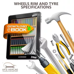 VW Fox type 5Z (03>) wheels rim tyre specifications repair workshop manual pdf