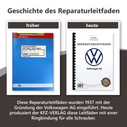Basierend auf dem Original-VW-Reparaturleitfaden, nun neu aufgelegt in einer hochwertigen Kunststoff-Ringbindung vom KFZ-Verlag.