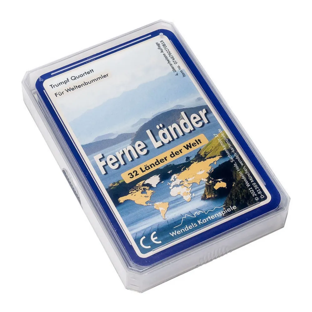 2er Set/Pack Ferne Länder Europas Quartett Kartenspiel Gesellschaftsspiel
