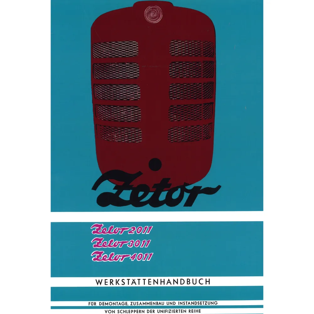 Zetor 2011 3011 4011 Viertakt Dieselmotor Reparaturanleitung Werkstatthandbuch